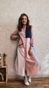 Patchwork Pastel Shirt Gown